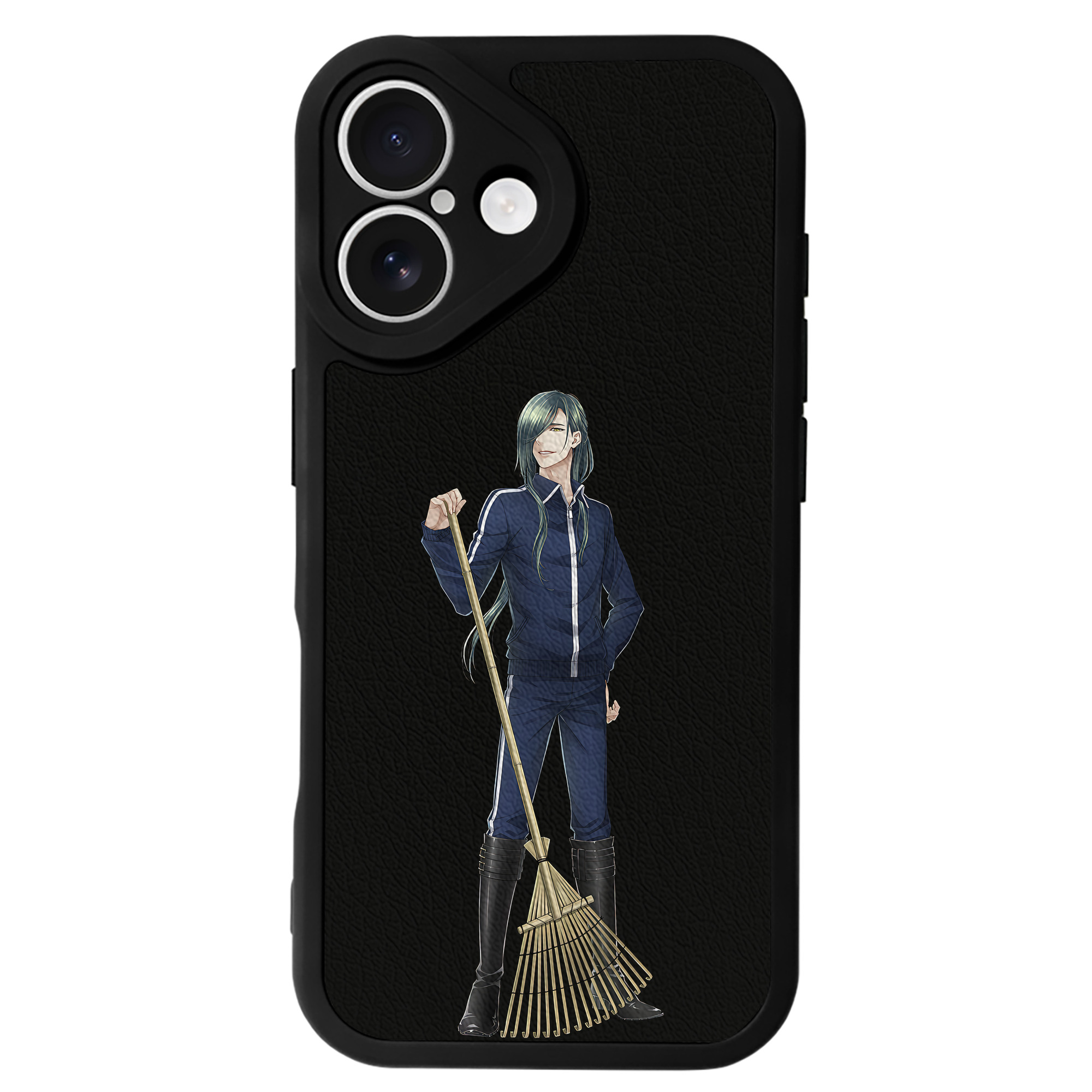 （画像用） 刀剣乱舞 Touken Ranbu 【iPhone 16シリーズ対応】シリコンスマホケース（レザー調） 材質：シリコン
